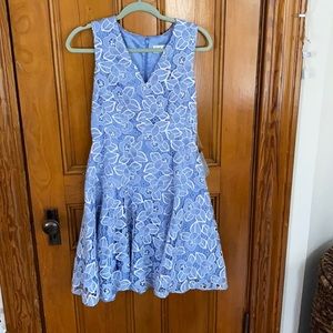 Eliza j blue lace dress BNWT